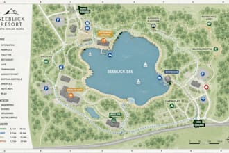 design tourism, wayfinding, visitor, festival and event maps