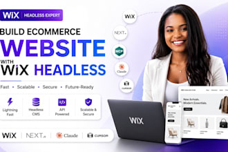 build ecommerce website wix headless skills wix mcp claude code cursor ai nextjs