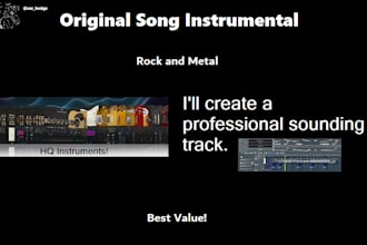 make an original song instrumental for you