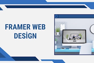 design a modern framer landing page for saas and startups