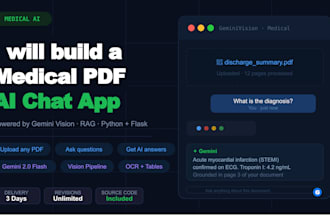 build a medical ai PDF analyzer using gemini