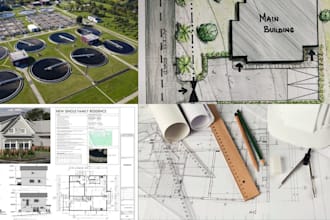 design professional drainage plan and stormwater system in autocad
