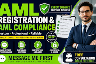 help with aml kyc compliance and aml registration