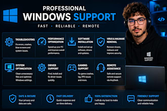 fix windows PC problems remotely