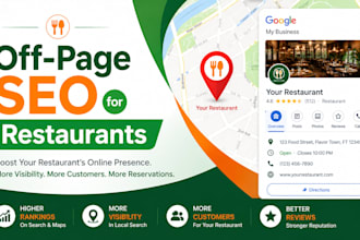 do off page SEO and local citations for restaurant website