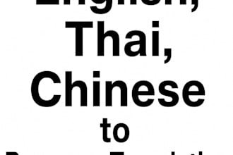 translate english, thai, or chinese to burmese accurately
