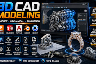 do 3d cad modeling product design mechanical design fusion 360 ring modelling