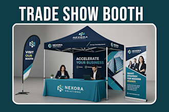 design trade show booth, exhibition booth and booth graphics
