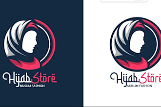 design a stylish and unique scarf logo for your brand