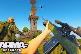 create custom maps, environments, and weapon assets for arma reforger and arma 3