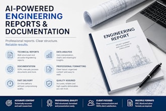 create professional ai assisted engineering reports and documentation
