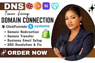 connect domain, redirect or connect domain, do domain transfer, connect domain