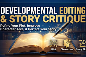 developmental editing and story critique for any manuscript