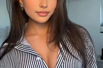 be create realistic fashion photo model image