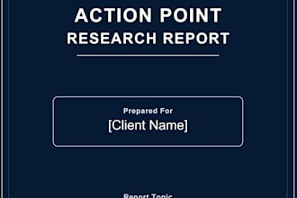 create a detailed stock market research report
