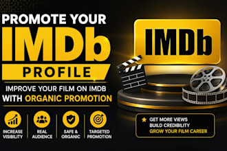 do promote imdb profile, improve your film on imdb with organic promotion