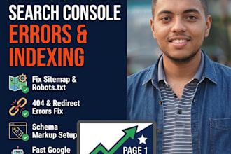 fix google search console errors, indexing issues, and sitemap