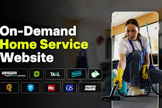 on demand home service booking marketplace website