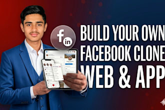 create social media website and app like facebook clone
