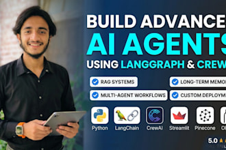 build advanced ai agents and agentic chatbots using langgraph and rag