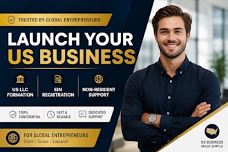 help non residents launch a US llc business with ein support