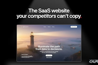 design a premium website for your saas or ai startup