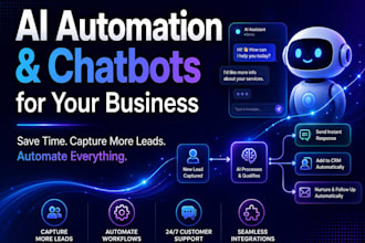 build ai automation systems and ai chatbots for your business
