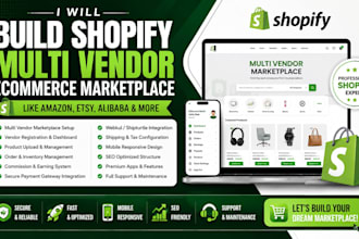 build shopify multi vendor ecommerce shopify marketplace website webkul, dokan