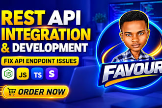 fix API integration, rest API, stripe, shopify and third party API integration