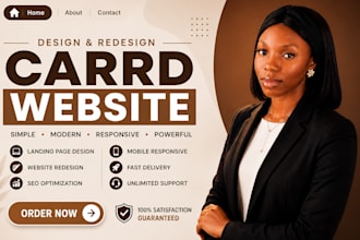 design carrd website redesign carrd website design carrd landing page design