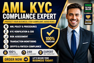 provide aml kyc compliance policy and risk assessment