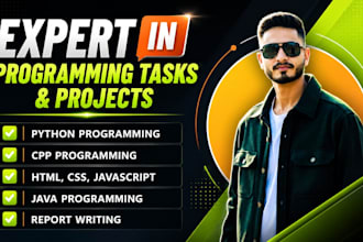 do computer science, java, cpp, and python programming tasks