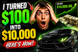 design high CTR youtube thumbnails