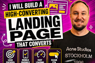 build a converting landing page