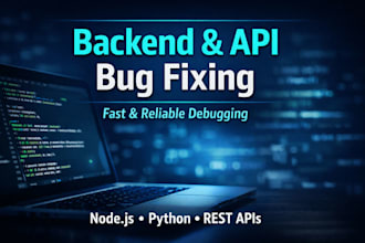 debug and fix nodejs and python backend API issues