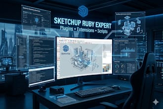create custom sketchup plugins, ruby tools for your projects