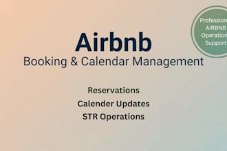 manage your airbnb bookings, calendar and operations