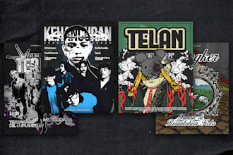 design experimental grunge posters