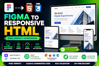 convert figma to responsive HTML