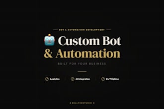 build a custom telegram bot for your business
