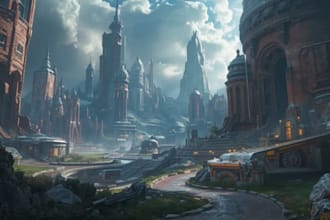 create cinematic 3d environments, and scenes for games, films and animation