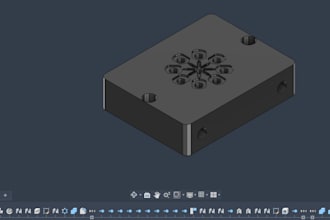 do custom mechanical part for cnc or 3d printing