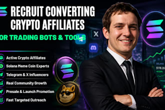 recruit converting crypto affiliates for trading bots and tools