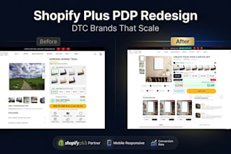 build a high converting shopify plus product page for dtc brands