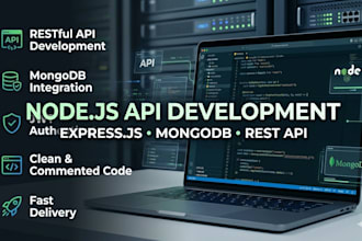 create a nodejs express API with mongodb