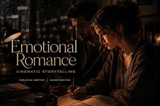write emotional romance scenes and realistic dialogue