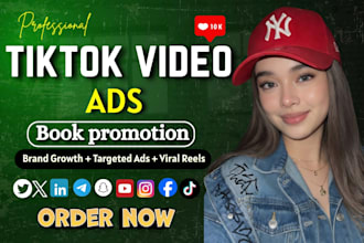 tiktok video marketing ads book promotion video tik tok ads booktok