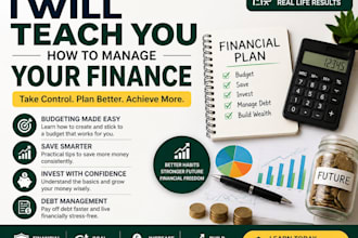 gig image on I will manage your finance