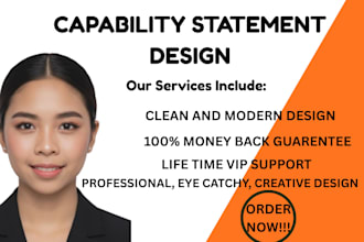design capability statement  specialist business government contract
