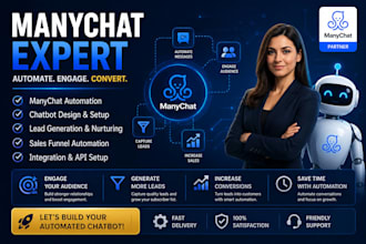 build ai chatbot automation using manychat